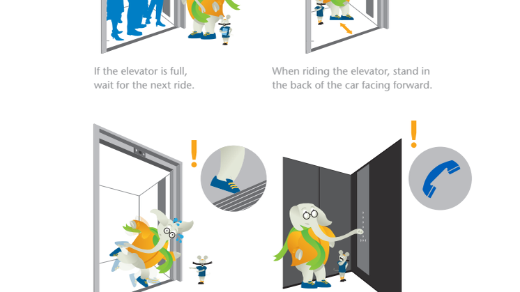 Use Elevator Safely with Tips from Max & Bob