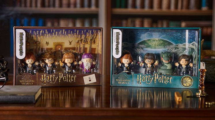In Zusammenarbeit mit Warner Bros. Discovery Global Consumer Products freut sich Fisher-Price, die neueste Ergänzung zur Little-People-Collector-Linie vorzustellen: Die Harry Potter Sets zu "Stein der Weisen“ und „Die Kammer des Schreckens“.