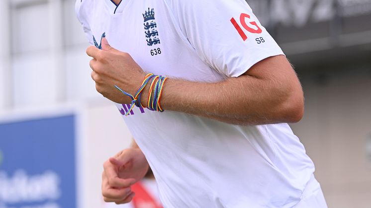 England Men will receive their Rainbow Laces for day one of the Headingley LV= Insurance Ashes Test. Photo: ECB/Getty Images