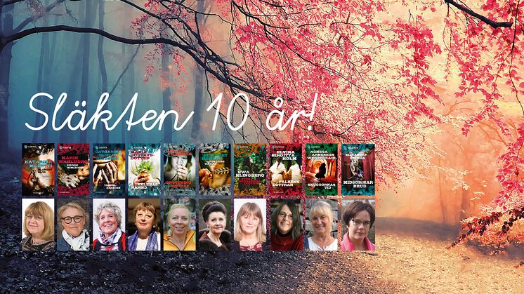 Unik bokserie om kvinnors roll i svensk historia firar 10 år. Välkommen på pressträff och kalas. 