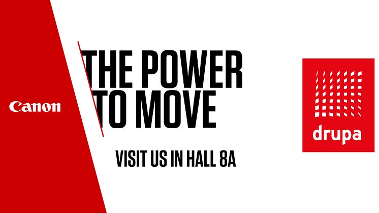 Canon demonstrates ‘The Power to Move’ at drupa 2024