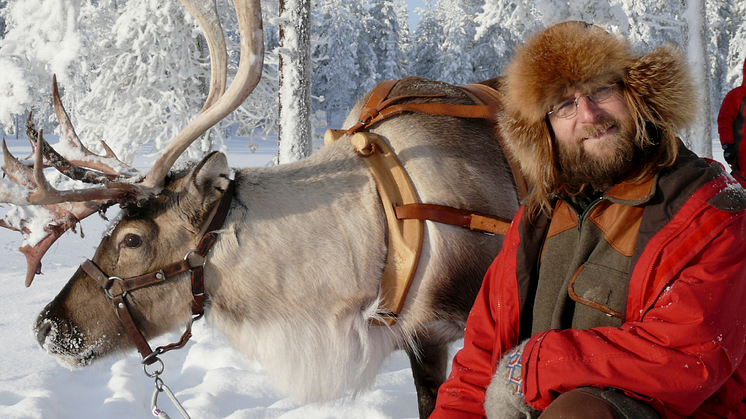 Dirk Hagenbuch, Vildmarksbyn Solberget i Nattavaara. Fotograf: Peter Fabel