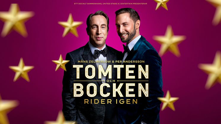 Tomten och Bocken rider igen – ett slags julshow kommer till Malmö Arena - med Måns Zelmerlöw och Per Andersson