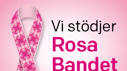 Sembo stödjer Cancerfondens Rosa Bandet kampanj