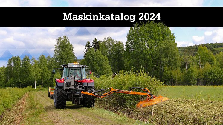 Trejons maskinkatalog för 2024