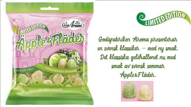 Sommarens smaker är Äpple & Fläder