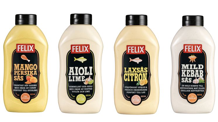 Felix lanserar nya såser