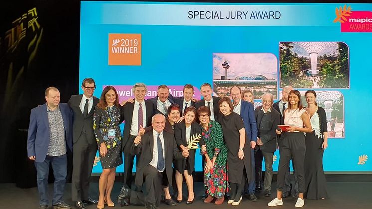 Jewel Changi Airport accorded Special Jury Award at MAPIC Awards 2019