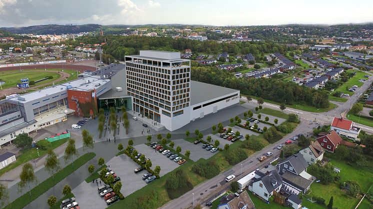 HKC Hotels åbner sit nye flagskibs hotel i Åby Arena i 2019.