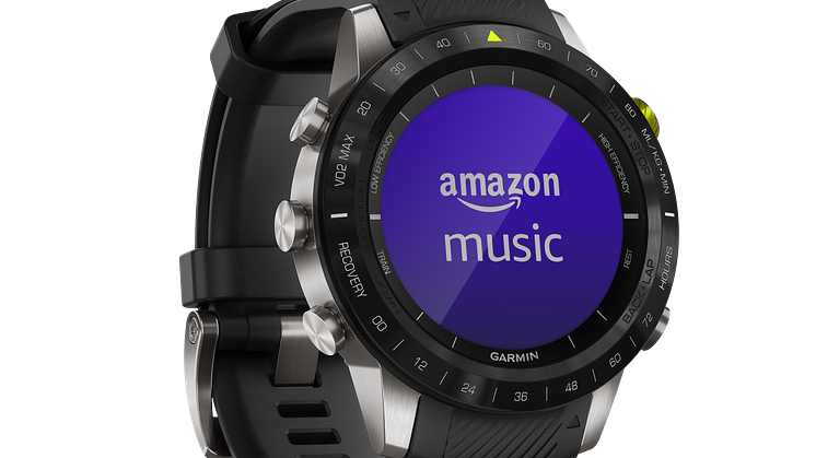 Amazon Music ist jetzt auf kompatiblen Garmin-Wearables wie der MARQ und dem Forerunner 245 M verfügbar.