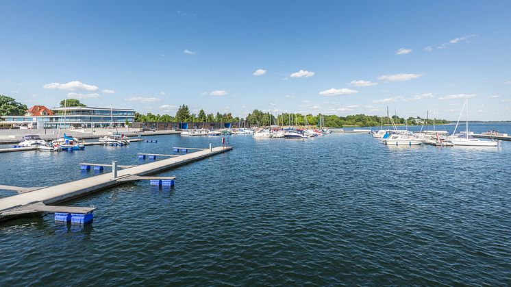 Der neue Stadthafen in Senftenberg (TMB-Fotoarchiv/Steffen Lehmann)