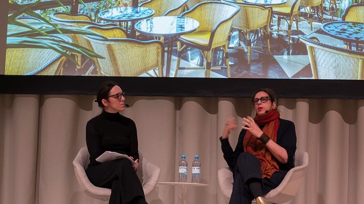 Hanna Nova Beatrice och India Mahdavi,  Stockholm Design & Architecture Talks 2018    