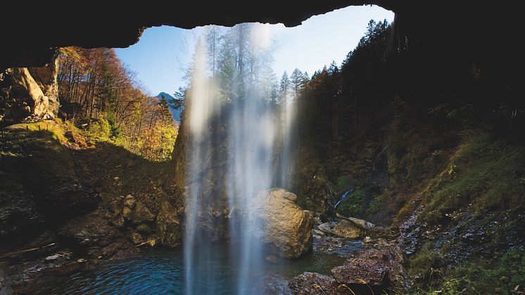 Berglistüber – einer der schönsten Wasserfälle der Schweiz (Ostschweiz / Liechtenstein)