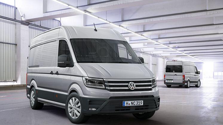 Den nye Crafter, der er udviklet og produceret af Volkswagen Erhvervsbiler, er kåret til Van of the Year 2017