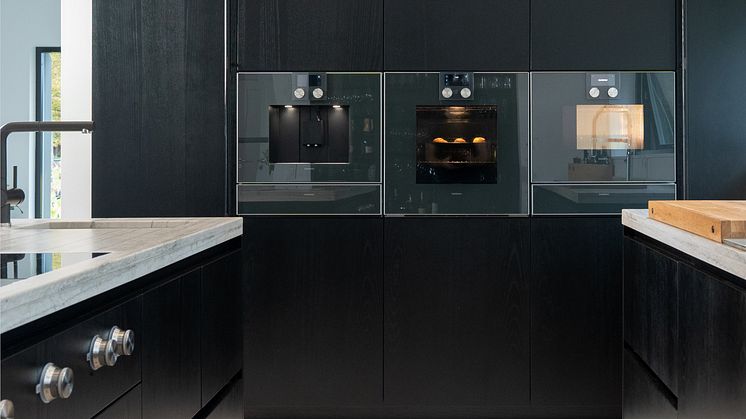 Kök med Gaggenau serie 400 inbyggnadsprodukter