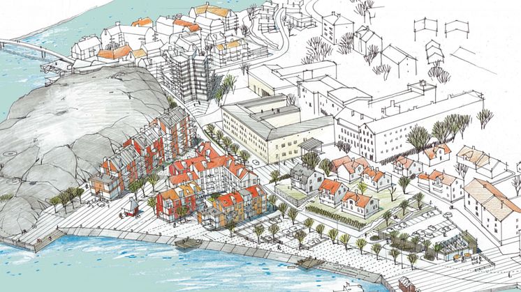 Riksbyggen utvecklar ny stadsdel i Strömstad med 430 bostäder