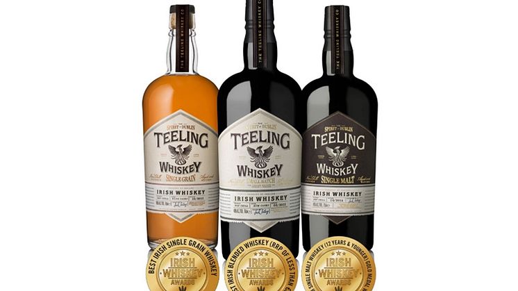 Teeling Whiskey fortsätter att skörda framgångar 