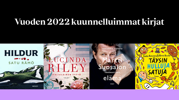 Tässä tulevat vuoden 2022 kuunnelluimmat äänikirjat – ykkösenä Satu Rämön hittidekkari Hildur