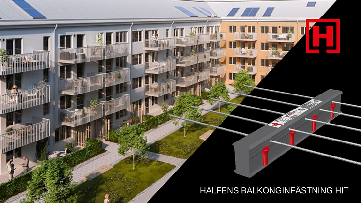 Halfen HIT Balkonginfästning