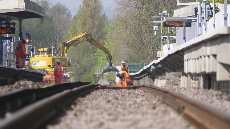 Track improvement work will reduce train services in and out of King's Cross this weekend