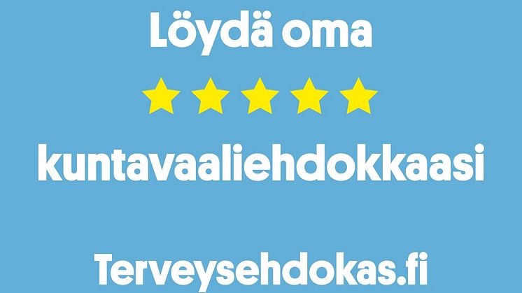 Kuntalaisten terveydestä ja hyvinvoinnista huolehtiminen on kuntien tehtävä nyt ja tulevaisuudessa – terveysehdokas.fi palvelu näyttää kuntavaaliehdokkaiden kantoja tähän tehtävään