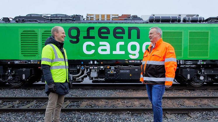 Godsdirektör på Bane NOR, Oskar Stenstrøm & Bengt Fors VD Green Cargo Norge MBR-201209-00544