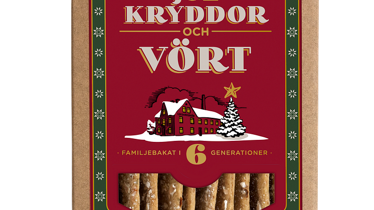 Nytt Tre kullor julknäcke bjuder på traditionsenlig smak av julkrydda och vört 