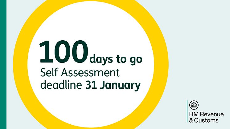 100 days to go to Self Assessment deadline 