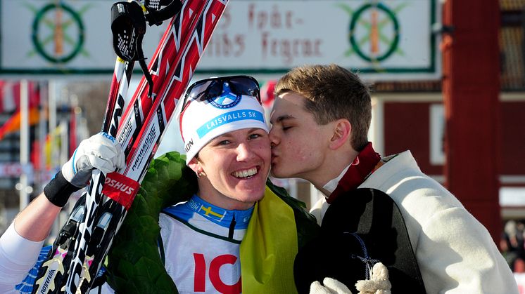 Susanne Nyström, Laisvalls SK, vann TjejVasan 2012