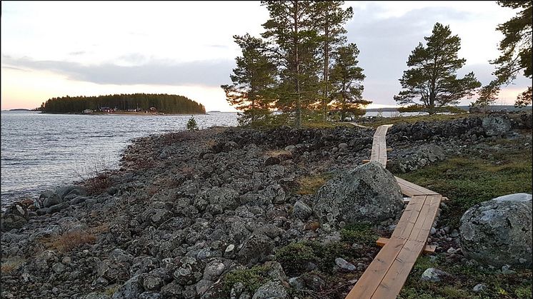 Gläntjättens stig – en ny vandringsled på Sandängesstranden