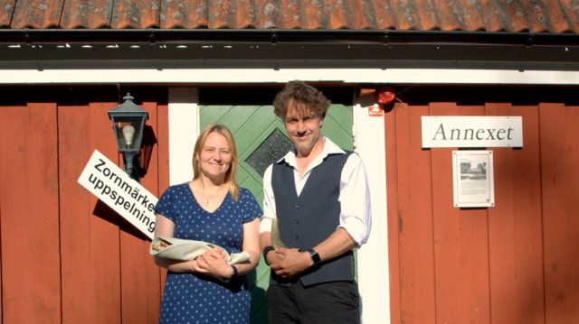 Zornmärkesuppspelning 2015 på Korröfestivalen - Jonathan och Victoria Dyer belönas vid Zornmärkesuppspelningarna 