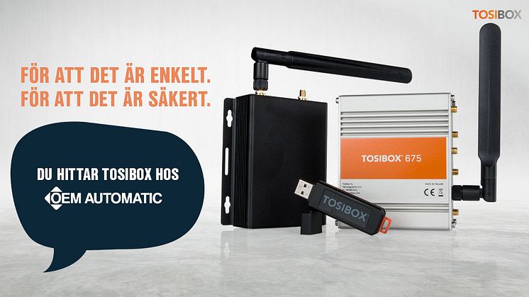 TOSIBOX® - NYA OCH BÄTTRE MODELLER