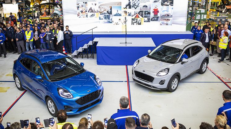 ​Ford käynnisti uuden Puma Crossover-mallin valmistuksen