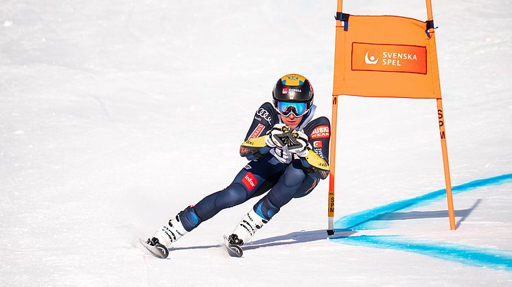 Olle Sundin är en av de svenska herrarna som kör Europacupfinalerna i Andorra. Foto: Ski Team Sweden Alpine