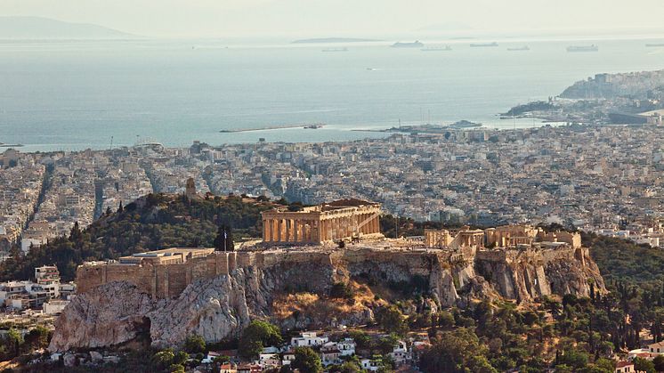 Aten är en av de europeiska storstäder som ökat i popularitet bland TUI:s resenärer. Bild: Akropolis i Aten.