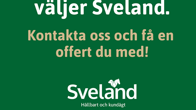 Allt fler uppfödare väljer Sveland.