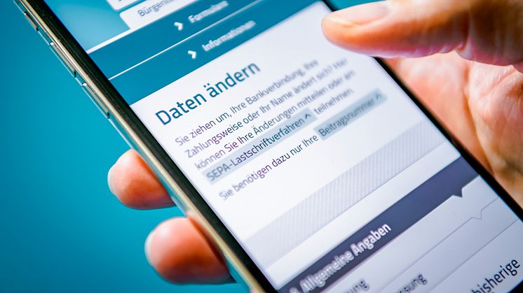 Online-Formular zum Rundfunkbeitrag: Daten ändern