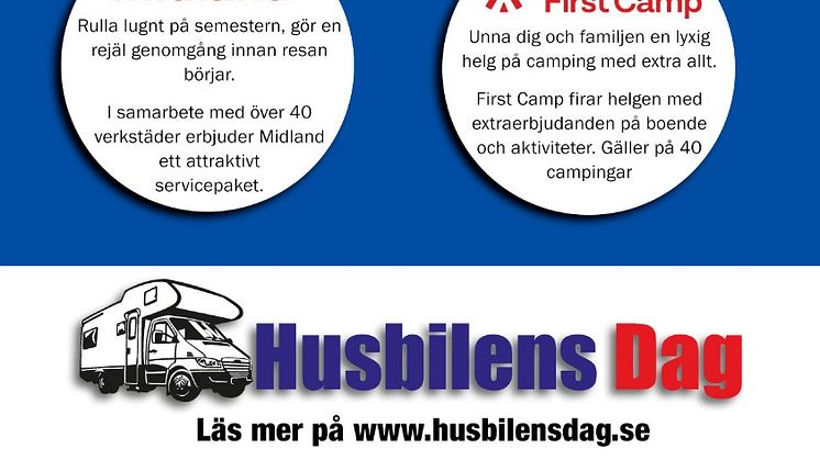 Husbilens dag arrangeras årligen den 19 juni.