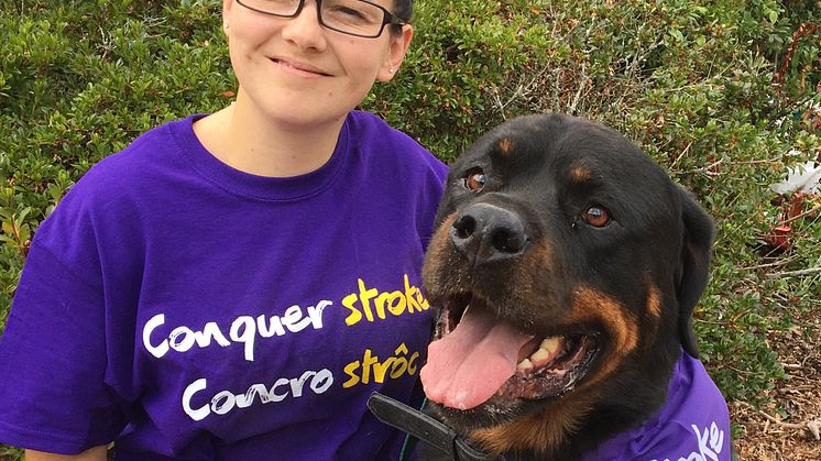 Nikki Cantrill with her dog