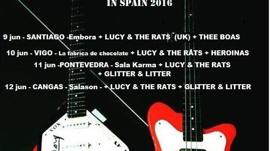 London rockers Raw Fun & Lucy and the Rats, hook up for Spanish tour 