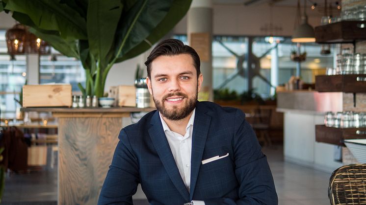 Sebastian Uramek, ansvarig för Sigma IT Techs expansion i Stockholm.