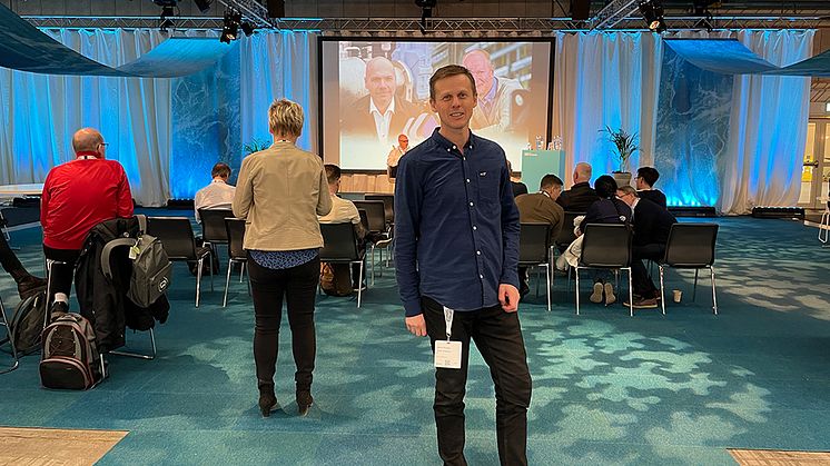 Tobias Svanberg, Innovation Leader på Range & Product Innovation, Ikea, deltog på Innovationsscenen under VA-mässan.