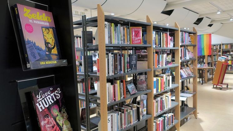 Skolbibliotek i världsklass på Nacka Gymnasium