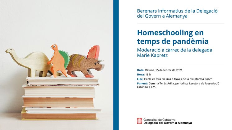 Berenar informatiu: Homeschooling en temps de pandèmia