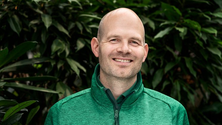Kasper Bjørklund er ny centerchef i Plantorama i Vejle. Foto: PR.