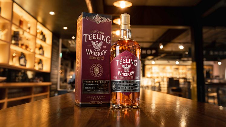 Teeling Sommelier Selection 3 Amarone Wine Cask, högklassig irländsk whiskey med italiensk elegans.