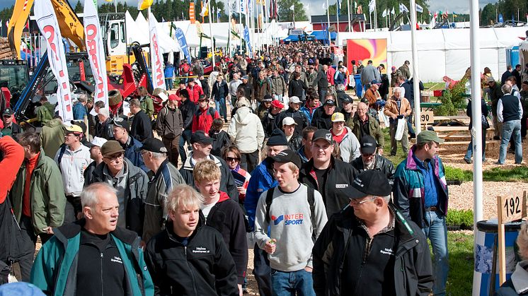 Mässbesökare på Elmia Wood 2009.