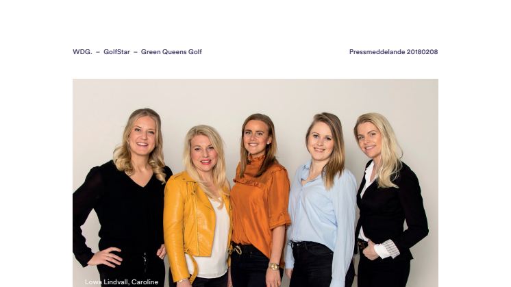 Sveriges första kvinnliga golfklubb lanseras på Swing!