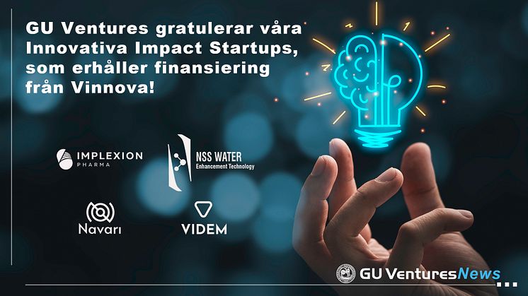 GU Ventures gratulerar våra Innovativa Impact Startups!