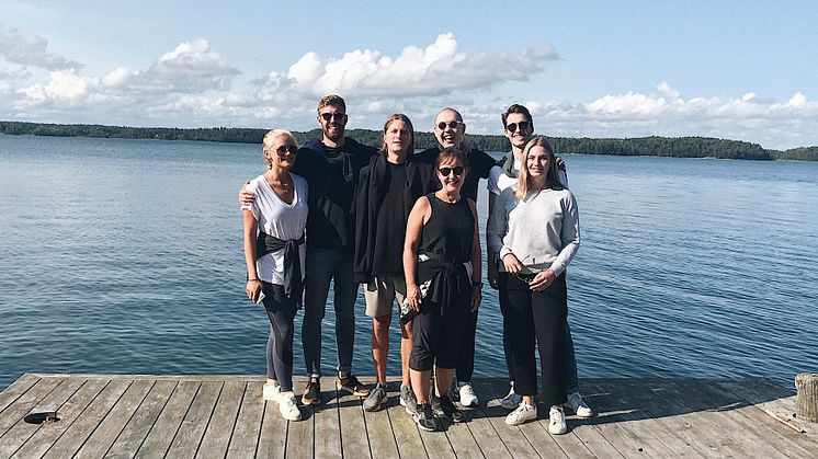 Studenter från sex städer är med i IBC:s teamFr v: Nina Magnusson Göteborg, Erik Månsson Lund, Christopher Frisk Umeå, Viktor Holm Hyper Island, Helena Kristersson Tillväxtverket, Sebastian Bouvier Lundqvist Linköping, Julia Musil  Karlstad          